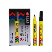 東洋 MK-168 單頭油性記號筆 2.2-2.8mm 紅色