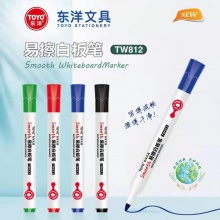 東洋 TW812 易擦白板筆 2.8mm 藍(lán)色