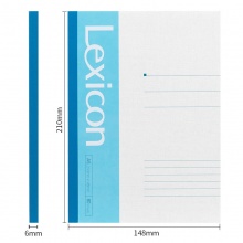 得力 7654 無(wú)線裝訂本 A5 混色 80張