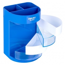 得力 904 多功能筆筒 藍(lán)色