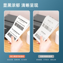 得力 11875 萊茵河長(zhǎng)效三防熱敏標(biāo)簽紙 30*20mm 白色 1000張/卷