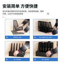 得力 9838 五聯(lián)文件框 灰色