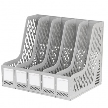 得力 9838 五聯(lián)文件框 灰色