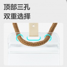 得力 5759 豎式防水型證件卡 68*118MM 透明色 單個售