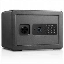 得力 33559 指紋密碼保管箱 H250*W350*D250mm 黑色